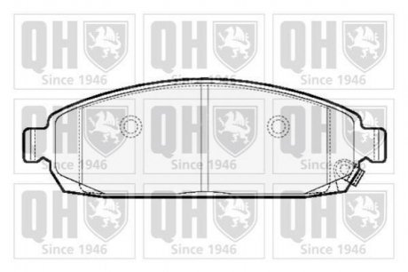 Тормозные колодки дисковые QUINTON HAZELL bp1511