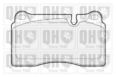 Купити ГАЛЬМІВНІ КОЛОДКИ ДИСКОВІ Citroen C5, Land Rover Range Rover QUINTON HAZELL bp1539 (фото1) підбір по VIN коду, ціна 1143 грн.