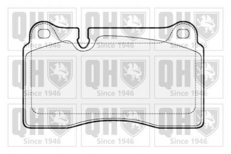 Купить Тормозные колодки дисковые Volkswagen Touareg QUINTON HAZELL bp1566 (фото1) подбор по VIN коду, цена 1308 грн.