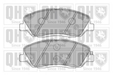 Тормозные колодки дисковые QUINTON HAZELL bp1595