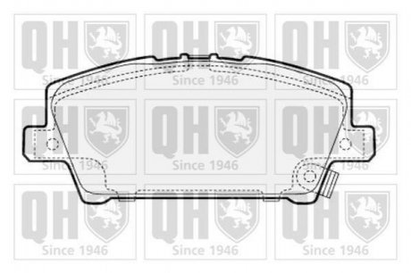 Тормозные колодки дисковые QUINTON HAZELL bp1598