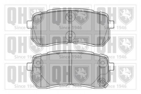 Тормозные колодки дисковые QUINTON HAZELL bp1599