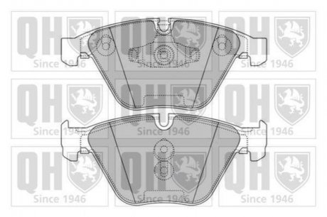 Купити ГАЛЬМІВНІ КОЛОДКИ ДИСКОВІ BMW X1, E92, E90, E91, E93 QUINTON HAZELL bp1605 (фото1) підбір по VIN коду, ціна 714 грн.