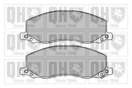 Купить Тормозные колодки дисковые Opel Insignia, SAAB 9-5 QUINTON HAZELL bp1668 (фото1) подбор по VIN коду, цена 1076 грн.