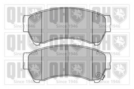 Купить Тормозные колодки дисковые Mazda 6 QUINTON HAZELL bp1671 (фото1) подбор по VIN коду, цена 1025 грн.