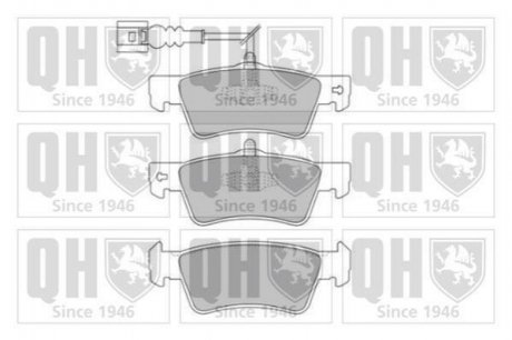 Тормозные колодки дисковые QUINTON HAZELL bp1698