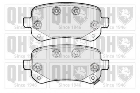 Купить Тормозные колодки дисковые Chrysler Voyager QUINTON HAZELL bp1706 (фото1) подбор по VIN коду, цена 859 грн.