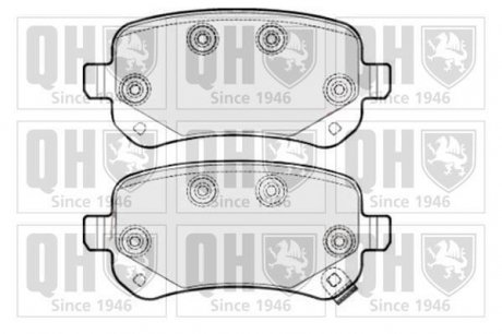 ГАЛЬМІВНІ КОЛОДКИ ДИСКОВІ QUINTON HAZELL bp1706