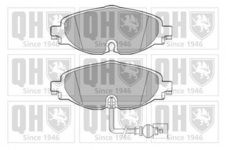 Купить Тормозные колодки дисковые Volkswagen Golf, Seat Leon, Audi A3, Skoda Octavia, Audi TT, Volkswagen Passat, Touran, Tiguan, T-Roc QUINTON HAZELL bp1820 (фото1) подбор по VIN коду, цена 1210 грн.