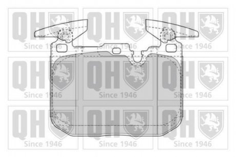 Купить Тормозные колодки дисковые BMW F20 QUINTON HAZELL bp1835 (фото1) подбор по VIN коду, цена 1134 грн.