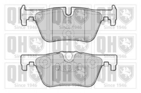 Купити ГАЛЬМІВНІ КОЛОДКИ ДИСКОВІ BMW F20, F30, F32, F21, F31, F22, F33, F34, F36, F45, F23 QUINTON HAZELL bp1836 (фото1) підбір по VIN коду, ціна 985 грн.