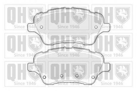 Купить Тормозные колодки дисковые Ford B-Max, Fiesta QUINTON HAZELL bp1840 (фото1) подбор по VIN коду, цена 980 грн.
