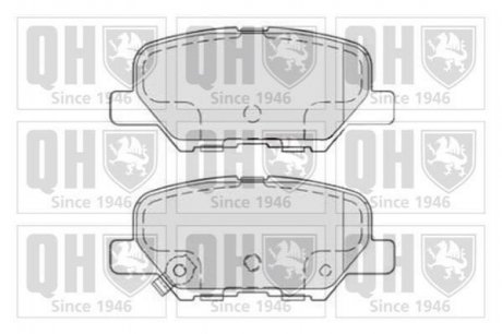 Тормозные колодки дисковые Mitsubishi ASX, Outlander, Citroen C4, Mazda 6 QUINTON HAZELL bp1844