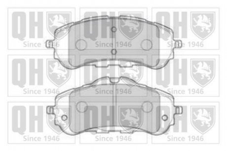 Купить Тормозные колодки дисковые Peugeot 308, Audi A1 QUINTON HAZELL bp1845 (фото1) подбор по VIN коду, цена 1100 грн.