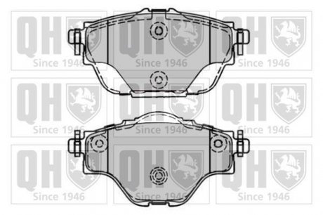 Купить Тормозные колодки дисковые Citroen C4 QUINTON HAZELL bp1848 (фото1) подбор по VIN коду, цена 1027 грн.