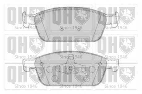 Тормозные колодки дисковые Ford Focus QUINTON HAZELL bp1866