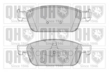 ГАЛЬМІВНІ КОЛОДКИ ДИСКОВІ Ford Focus QUINTON HAZELL bp1866