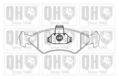 Тормозные колодки дисковые QUINTON HAZELL bp875