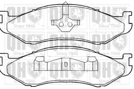 Тормозные колодки дисковые QUINTON HAZELL bp891