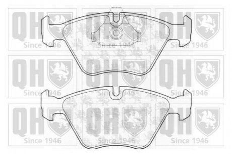 Купить Тормозные колодки дисковые BMW E39 QUINTON HAZELL bp926 (фото1) подбор по VIN коду, цена 1008 грн.