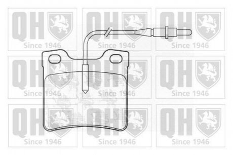 ГАЛЬМІВНІ КОЛОДКИ ДИСКОВІ QUINTON HAZELL bp929