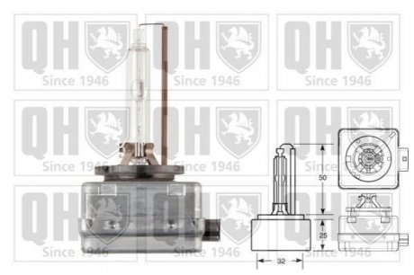 Купити Автомобильная лампа D1S 85V 35W PK32d-2 QUINTON HAZELL qbl402g (фото1) підбір по VIN коду, ціна 1151 грн.