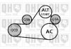 Купить Ремень клиновый к-т QUINTON HAZELL qdk103 (фото1) подбор по VIN коду, цена 3705 грн.
