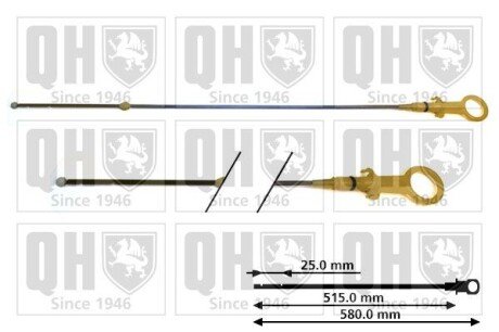 Щуп масляний Renault Kangoo, Clio, Laguna QUINTON HAZELL qod130