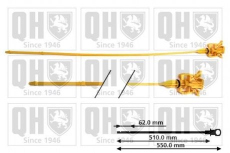 Купить Щуп масляный Opel Movano, Renault Master QUINTON HAZELL qod135 (фото1) подбор по VIN коду, цена 409 грн.