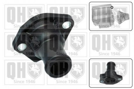 Купити Патрубок Audi 80, 100, Volkswagen Golf, Jetta, Passat, Scirocco, Corrado, Transporter, Vento, Seat Toledo, Ibiza QUINTON HAZELL qth824cf (фото1) підбір по VIN коду, ціна 184 грн.