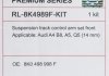 Купити Комплект важелів підвески передний Audi A4 B8/A5/A6 C7/Q5 (з тонким пальцем, конус 14мм) Audi A5, Q5, A4 Raiso rl8k4989fkit (фото2) підбір по VIN коду, ціна 11863 грн.