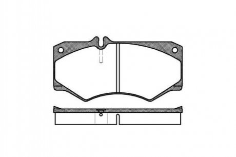 Колодки тормозные дисковые Mercedes G-Class, T1/T2, Volkswagen LT REMSA 0047.30