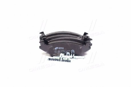 Комплект гальмівних колодок з 4 шт. дисків Volkswagen Golf, Jetta, Passat, Scirocco, Vento, Polo, Seat Ibiza, Cordoba REMSA 0171.00