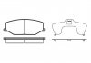 Купить Колодки тормозные дисковые Suzuki Jimny REMSA 0190.10 (фото3) подбор по VIN коду, цена 589 грн.