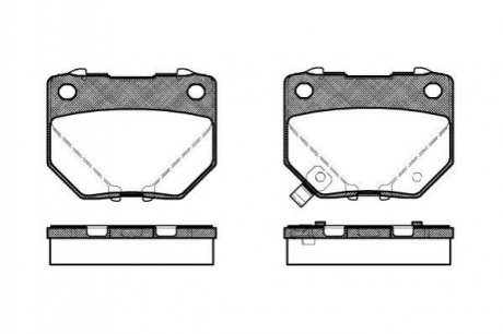 Купить Колодки тормозные дисковые Subaru Impreza REMSA 0365.21 (фото1) подбор по VIN коду, цена 880 грн.