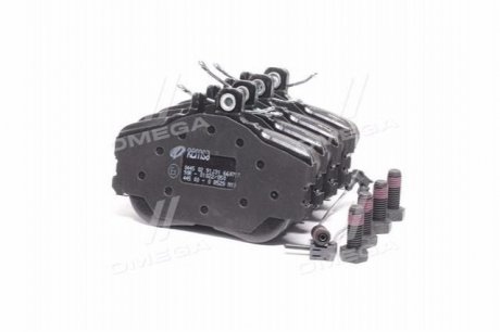 Колодки тормозные дисковые Mercedes W202, S202, S203 REMSA 0445.02