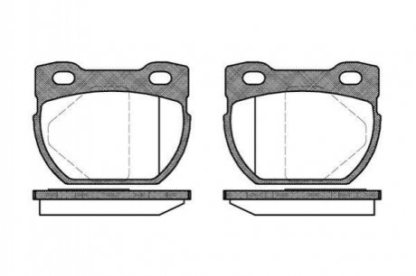 Колодки тормозные дисковые Land Rover Defender REMSA 0584.00