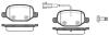 Купити FIAT гальмів.колодки задн.Alfa Romeo Mito 08- REMSA 0727.02 (фото1) підбір по VIN коду, ціна 1026 грн.