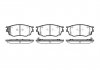 Купити Комплект гальмівних колодок з 4 шт. дисків Mazda 6 REMSA 0800.22 (фото3) підбір по VIN коду, ціна 1272 грн.