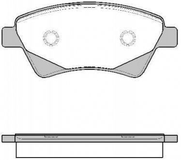 Колодки тормозные дисковые REMSA 0976.20