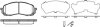 Купити Колодка гальм. диск. SUBARU IMPREZA 1.5 06 - передн. REMSA 1081.11 (фото1) підбір по VIN коду, ціна 1568 грн.