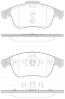 Купить Колодки тормозные дисковые Renault Megane, Scenic, Grand Scenic REMSA 1350.30 (фото1) подбор по VIN коду, цена 1282 грн.