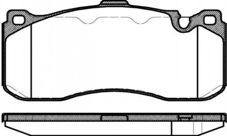 Колодки тормозные дисковые BMW E91, E90, E82, E92, E93, E81, E88, Mini Cooper, BMW E87 REMSA 1380.00