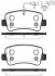 Купить NISSAN Тормозные колодки задние. NV400 (X62, X62B) dCi 100 11-16 REMSA 1439.11 (фото1) подбор по VIN коду, цена 1076 грн.