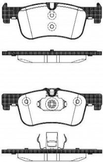 Колодки тормозные дисковые BMW F20, F21, F22, F23 REMSA 1478.10