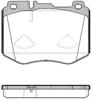 Колодки тормозные дисковые Mercedes W205, S205, GLC-Class, C205, W213, S213, Ford Transit, Mercedes C124, C207, C238, A124, A207, A238 REMSA 1604.00