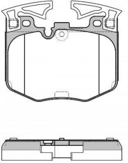 Колодки гальмівні дискові BMW G11, G30, G31, G32, X3, G15, X5, G20, G14, G21 REMSA 1711.00