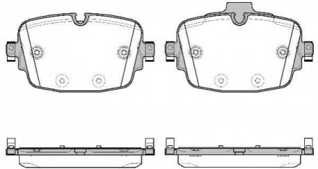 Колодки тормозные дисковые Audi Q7 REMSA 1739.00