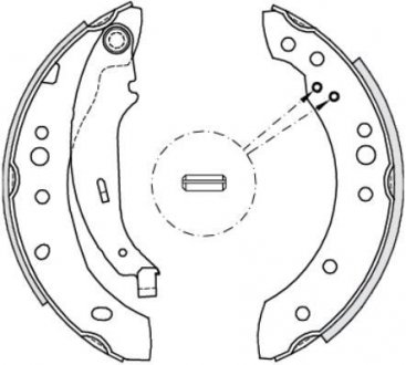 RENAULT гальм колодки задн. CLIO II 1.5 dCi 04-05, TWINGO II 1.2 07-14 Renault Twingo, Clio, Peugeot 206 REMSA 4149.02