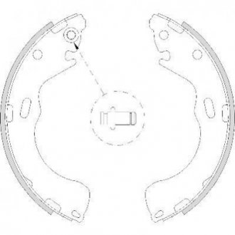 Купить Колодки тормозные барабанные Mazda 626 REMSA 4210.00 (фото1) подбор по VIN коду, цена 1201 грн.